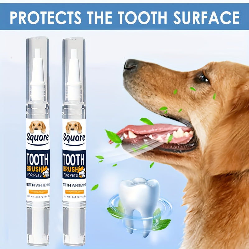 2pcs New Formula Pet Dental Cleaning Pen, Effective Teeth Cleaning, Plant-Based Formula