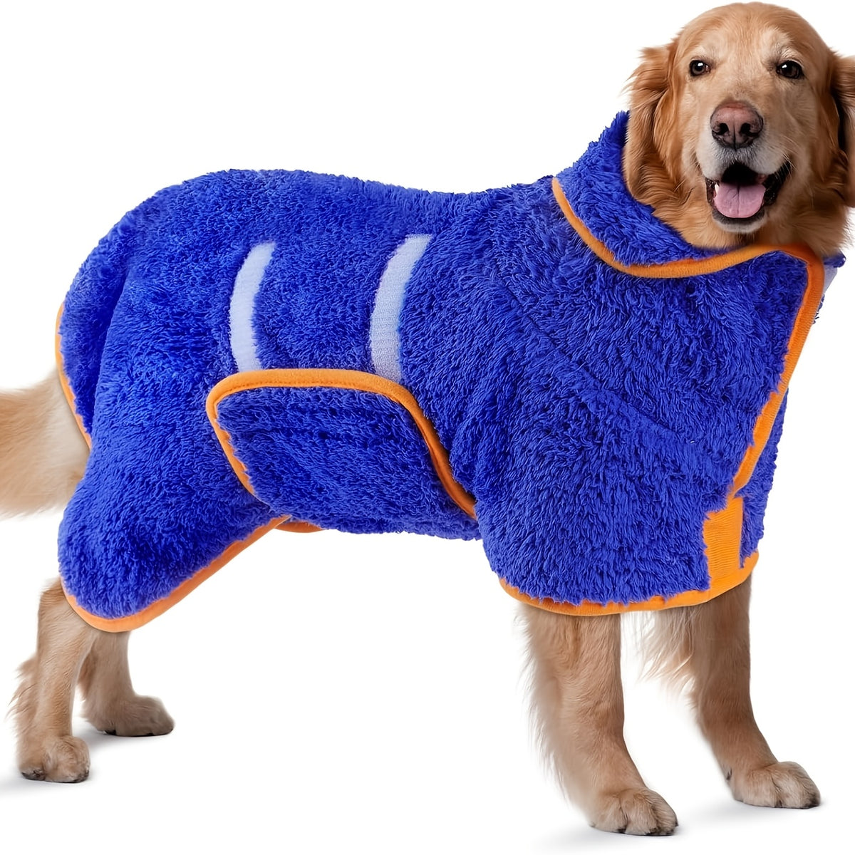 Dog Bathrobe, Dog Towel, Highly Absorbent Dog Clothes Designed for Quick Drying After Bathing, Effectively Keeping Warm, Essential for Dog Bathing