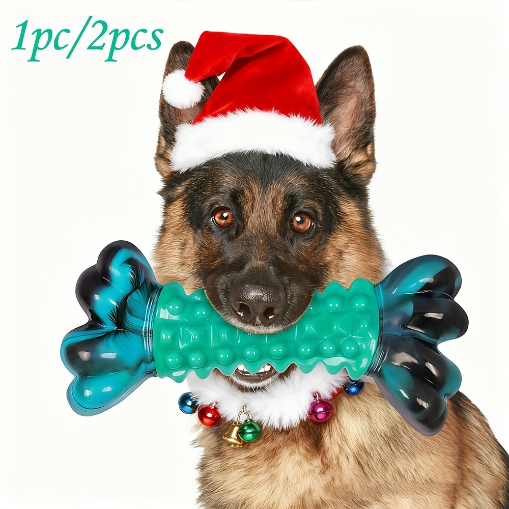 1pc/2pcs Dog Toys, Dog Chew Toys for Aggressive Chewers, Tough Dog Bones Chew Toys for Super Chewer, Nylon Durable Dog Toys for Medium Large Breed