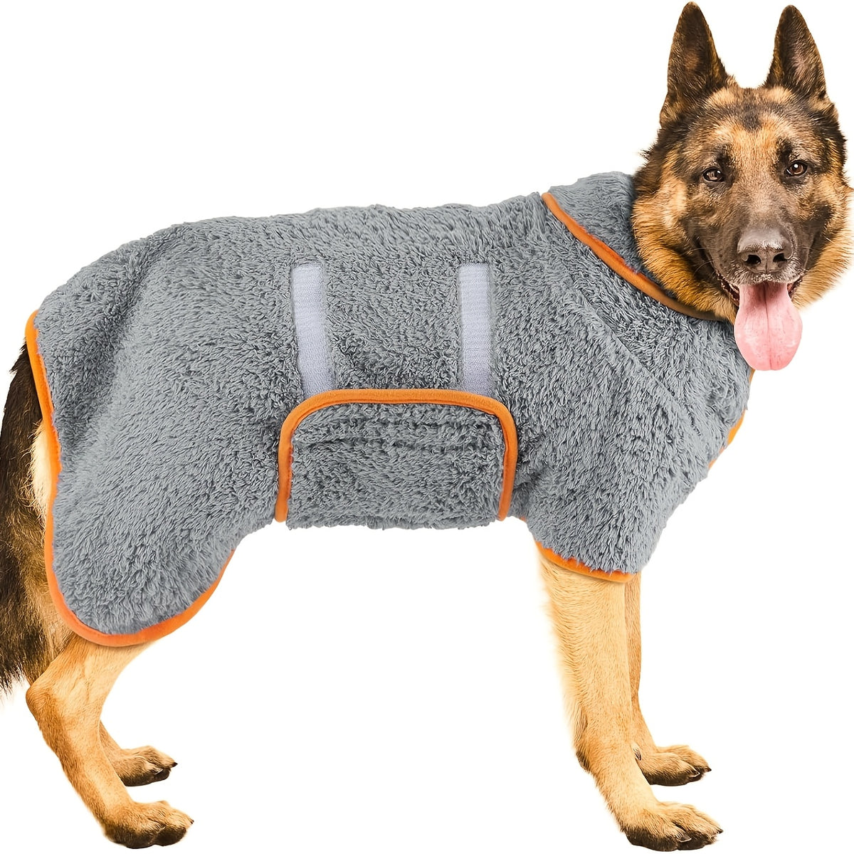 Dog Bathrobe, Dog Towel, Highly Absorbent Dog Clothes Designed for Quick Drying After Bathing, Effectively Keeping Warm, Essential for Dog Bathing