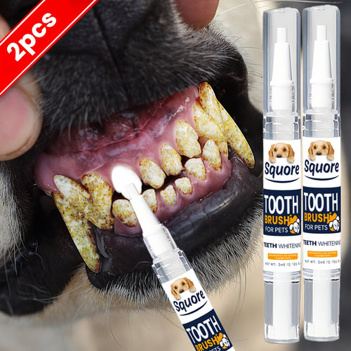 2pcs New Formula Pet Dental Cleaning Pen, Effective Teeth Cleaning, Plant-Based Formula