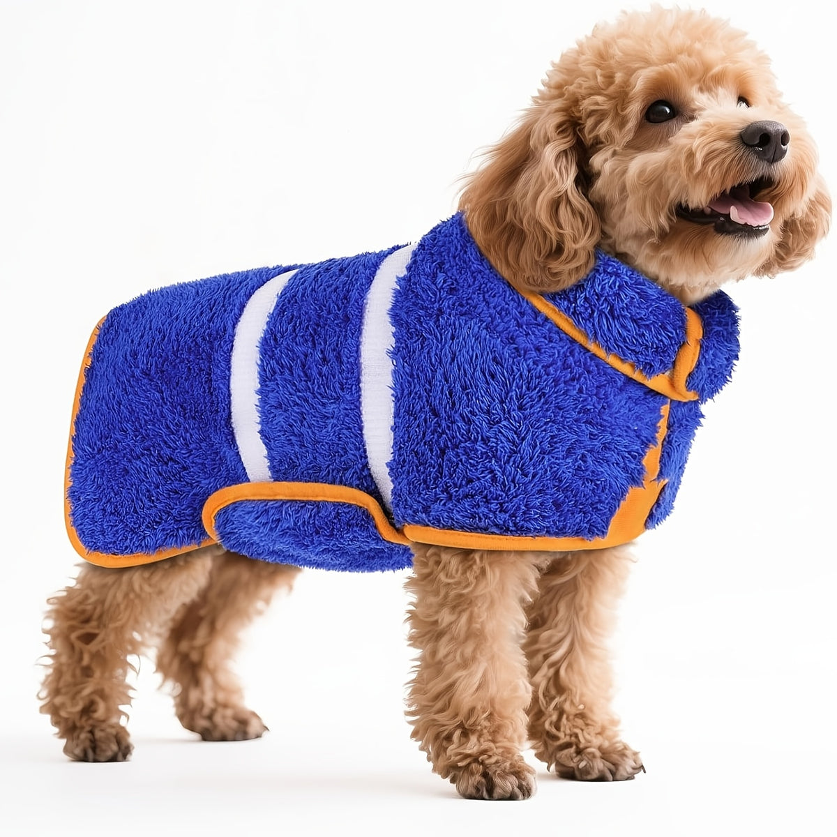Dog Bathrobe, Dog Towel, Highly Absorbent Dog Clothes Designed for Quick Drying After Bathing, Effectively Keeping Warm, Essential for Dog Bathing