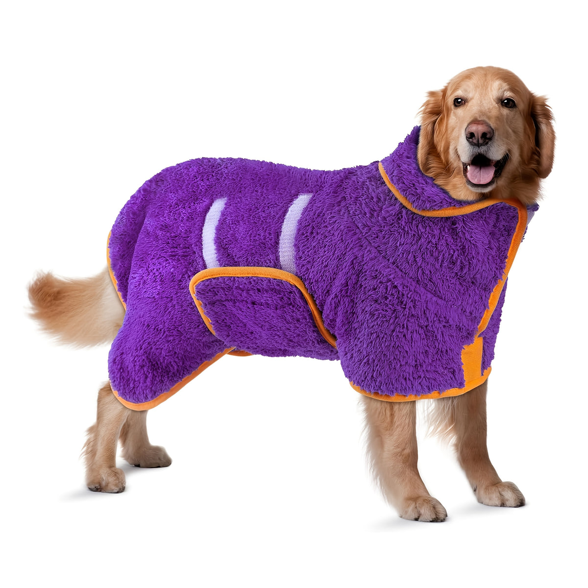 Dog Bathrobe, Dog Towel, Highly Absorbent Dog Clothes Designed for Quick Drying After Bathing, Effectively Keeping Warm, Essential for Dog Bathing