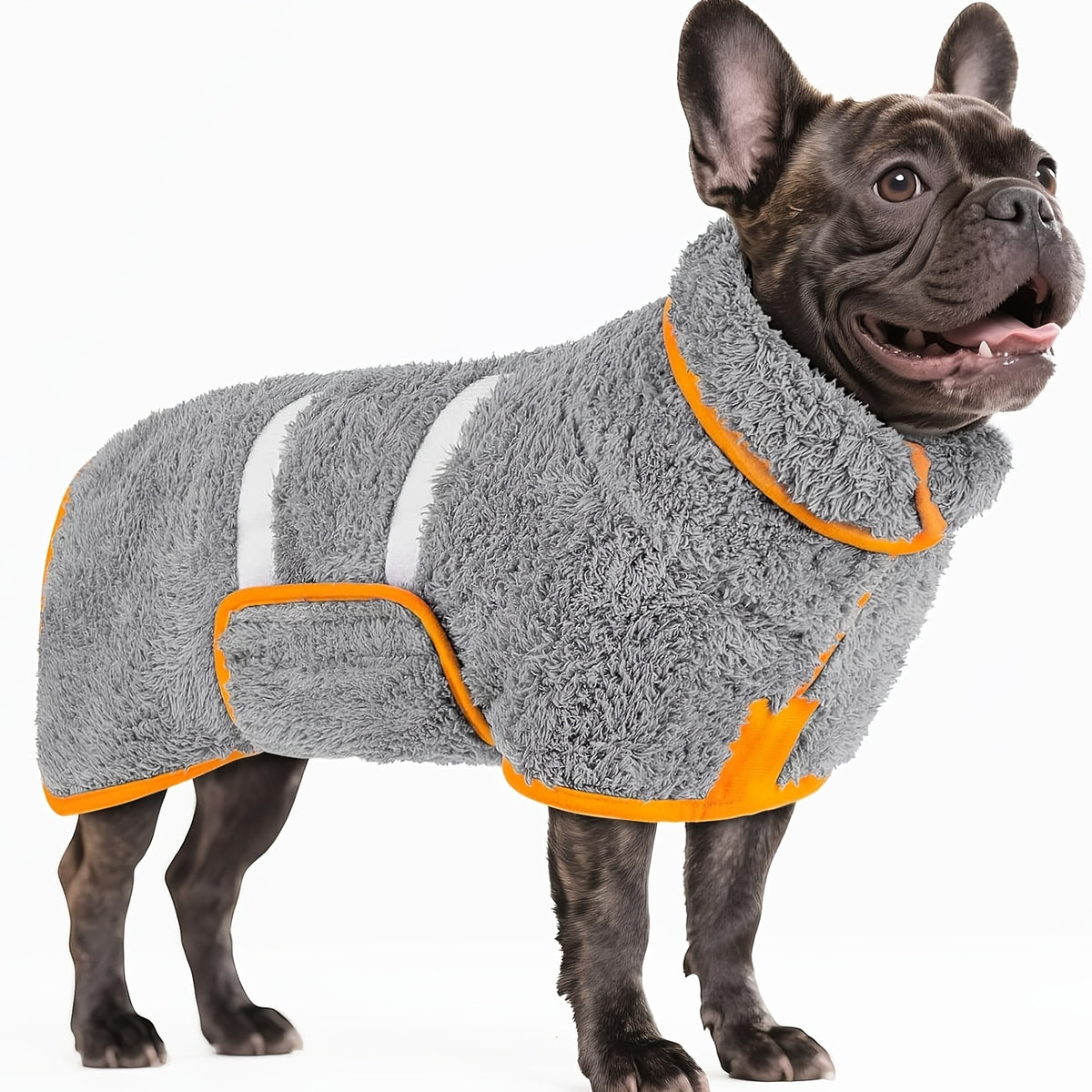 Dog Bathrobe, Dog Towel, Highly Absorbent Dog Clothes Designed for Quick Drying After Bathing, Effectively Keeping Warm, Essential for Dog Bathing